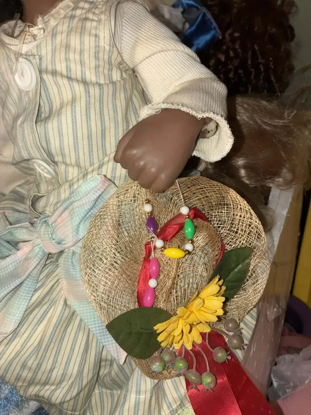 Lucinda by Mary Van Osdell 24-inch African American Porcelain Doll